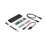 StarTechcom Caja Externa USB a SSD M2 SATA PCIe NVMe NGFF  USBC  USBA