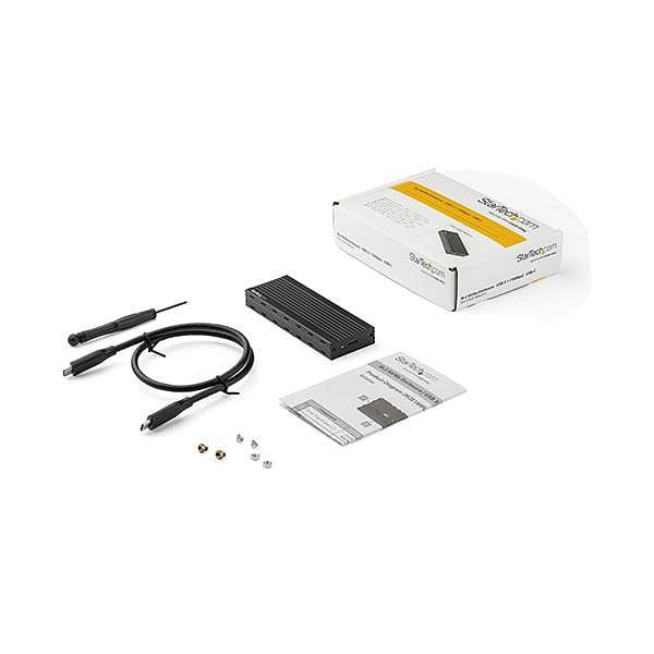 StarTechcom Caja M2 NVMe para SSD PCIe USB 31 Gen 2 TypeC USB Tipo C