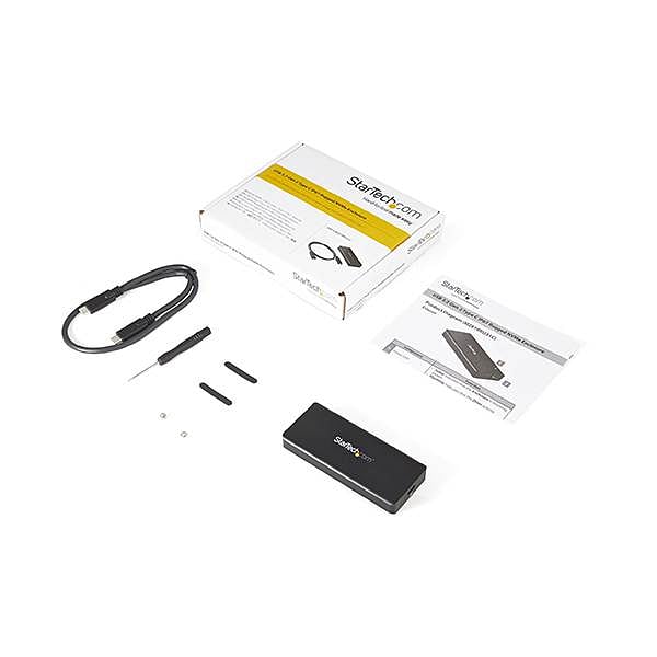 StarTechcom Caja USB 31 Gen 2 10Gbps para Unidades SSD NVMe M2  IP67