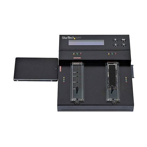 StarTechcom Duplicador Clonador Autónomo de Unidades M2 SATA NVMe M2