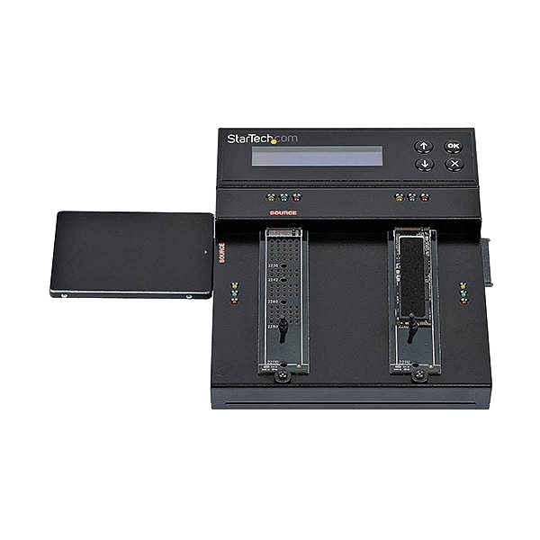 StarTechcom Duplicador Clonador Autónomo de Unidades M2 SATA NVMe M2