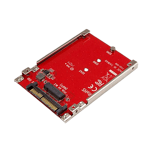StarTechcom Tarjeta Adaptador PCI Express M2 a U2 para SSD NVMe M2