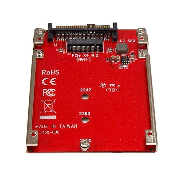StarTechcom Tarjeta Adaptador PCI Express M2 a U2 para SSD NVMe M2