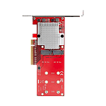 StarTechcom Tarjeta Adaptador PCI Express x8 para Dos SSD M2 NVMe