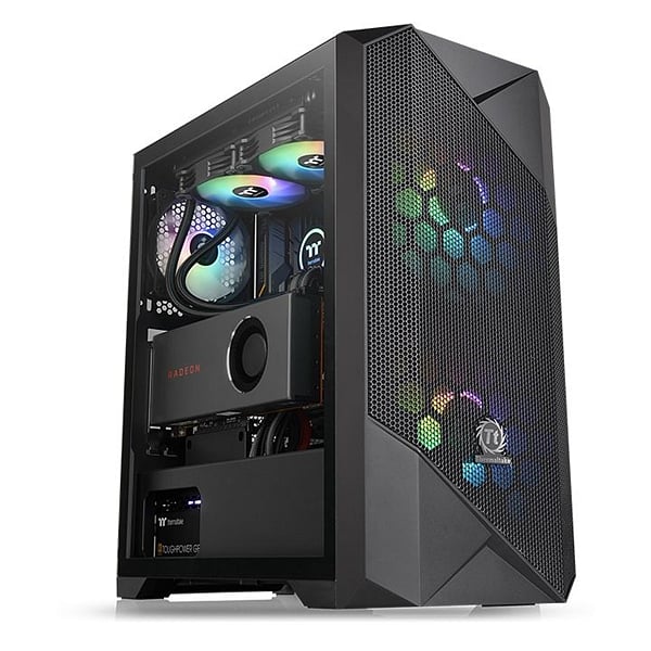 Thermaltake Commander G33 TG ARGB negro  Caja