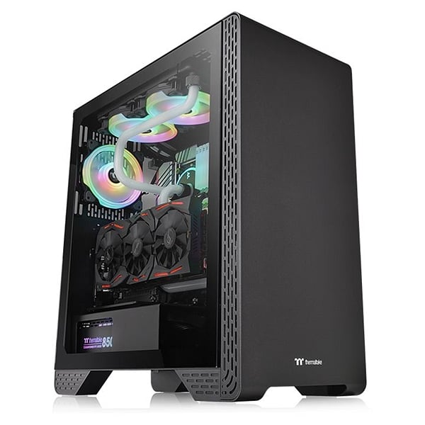 Thermaltake S300 TG negro  Caja