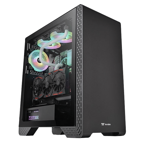 Thermaltake S300 TG negro  Caja