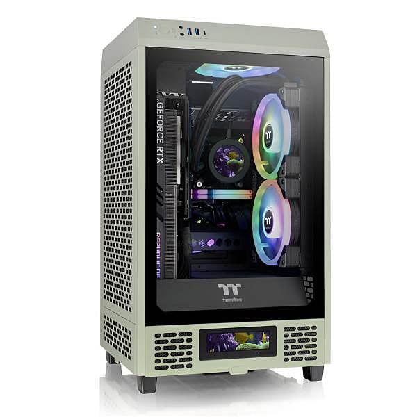 Thermaltake The Tower 200 Matcha Green  Caja Mini ITX Verde