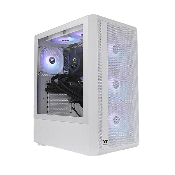 Thermaltake S200 TG Snow ARGB  Caja ATX Cristal Templado Blanca