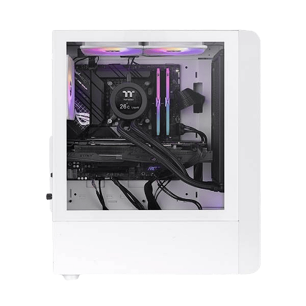 Thermaltake S200 TG Snow ARGB  Caja ATX Cristal Templado Blanca