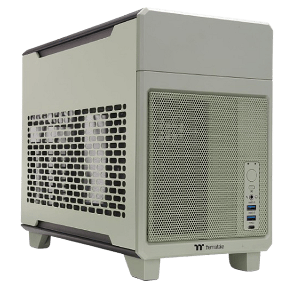 Thermaltake TR100 Matcha Green  Caja Mini ITX Acero SPCC USB 32 Verde