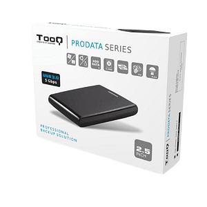 TooQ TQE2526B 25 SATA USB 30 Negra   Caja HDD