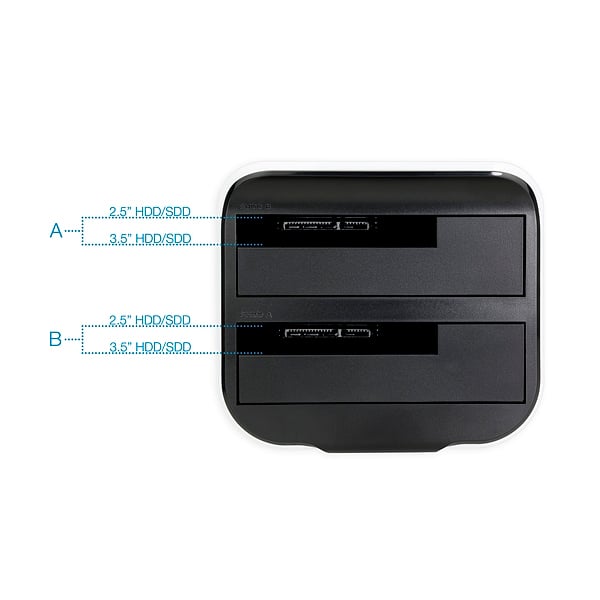 TooQ TQDS802BW Dock Station Doble 25 y 35  Dock