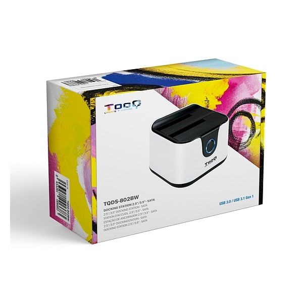 TooQ TQDS802BW Dock Station Doble 25 y 35  Dock