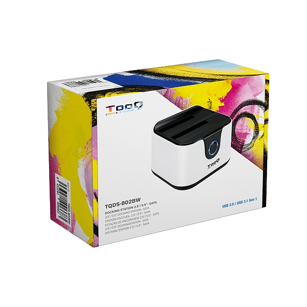TooQ TQDS802BW Dock Station Doble 25 y 35  Dock