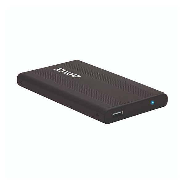 TooQ TQE2510B 25 SATA USB 20 Negra  Caja HDD