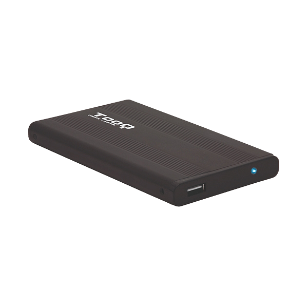 TooQ TQE2510B 25 SATA USB 20 Negra  Caja HDD