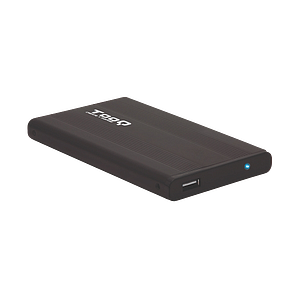 TooQ TQE2510B 25 SATA USB 20 Negra  Caja HDD