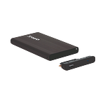 TooQ TQE2510B 25 SATA USB 20 Negra  Caja HDD