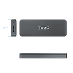 TooQ TQE2281G Caja Externa M2 SSD USB31  Carcasa SSD TooQ TQE2281G Caja Externa M2 SSD USB31  Carcasa SSD