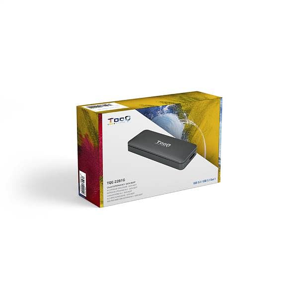TooQ TQE2281G Caja Externa M2 SSD USB31  Carcasa SSD