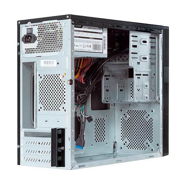 Unyka Grey Rain Evo con FA 500W MATX  Caja