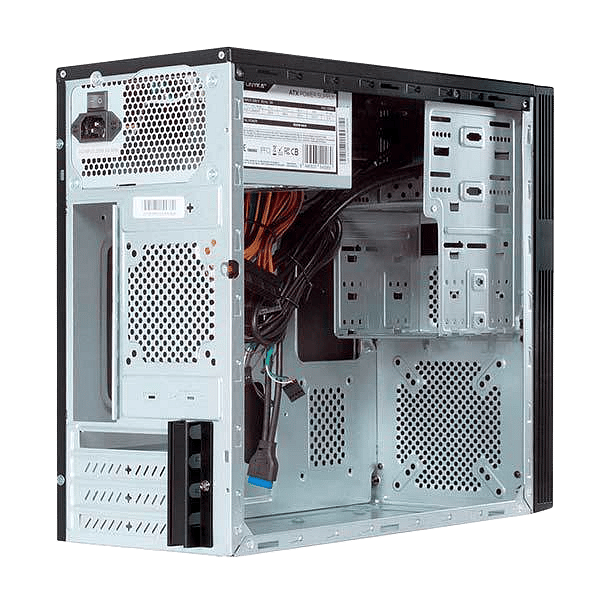 Unyka Grey Rain Evo con FA 500W MATX  Caja