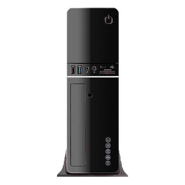 Unyka UK2007 MATX Slim Black con fuente de alimentación  450W  Caja de PC