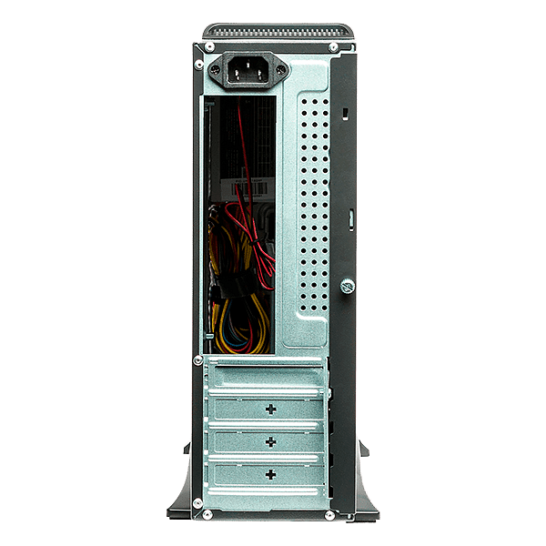 Unyka UK2007 MATX Slim Black con fuente de alimentación  450W  Caja de PC