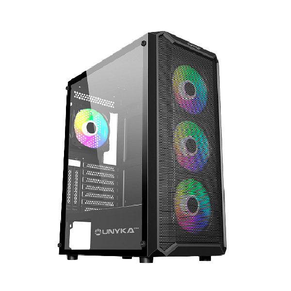Unyka Armor 3GEN Black ARGB ATX  Caja