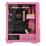 XPG Starker Air  Caja ATX Rosa Cristal templado