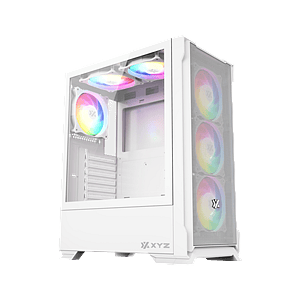 XYZ Airone 300X Mesh ARGB  Caja ATX Cristal Templado Blanca