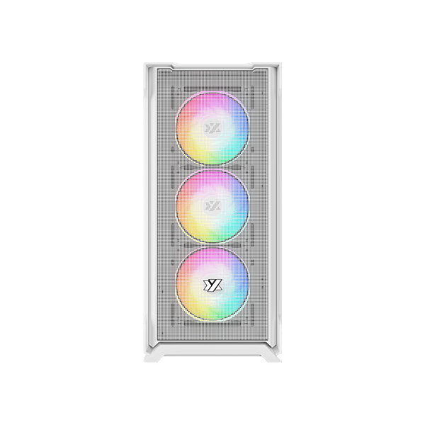 XYZ Airone 300X Mesh ARGB  Caja ATX Cristal Templado Blanca