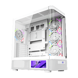 XYZ Quantum PRO ARGB  Caja ATX Cristal Templado Blanca