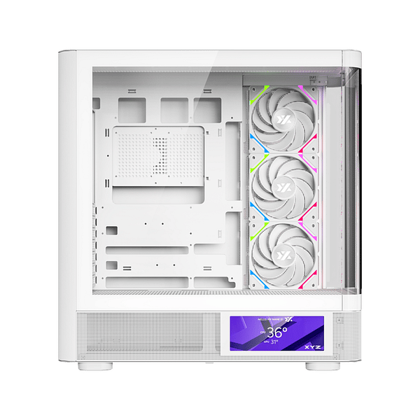 XYZ Quantum PRO ARGB  Caja ATX Cristal Templado Blanca