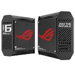 Asus ROG Rapture GT6  WiFi AX  AX10000  Tribanda  2x Pack Negra  Router Gaming