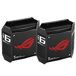 Asus ROG Rapture GT6  WiFi AX  AX10000  Tribanda  2x Pack Negra  Router Gaming