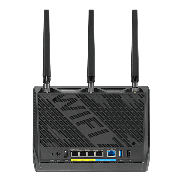 Asus RTBE86U  Router WiFi 7 8600Mbps 1x Puerto 10G  4 Puertos 25G Negro
