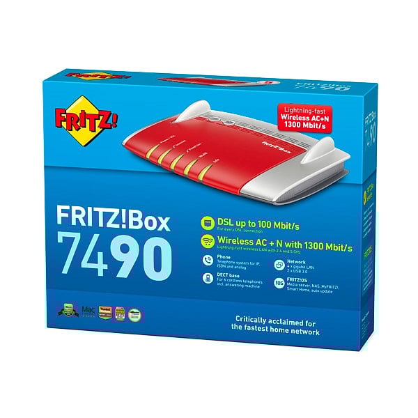 AVM FRITZBox ADSL 7490 WIFI AC  Router