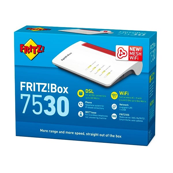 AVM FRITZBox ADSL 7530 WIFI AC  Router
