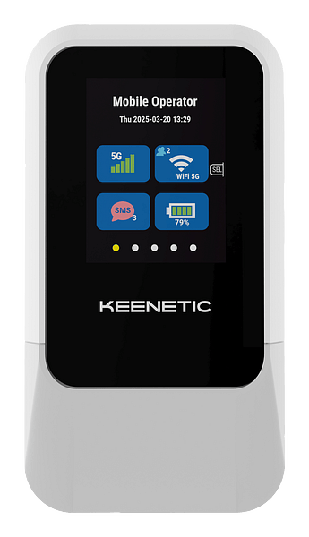 Keenetic Roamer 5G Dual Band SIM  Router Portátil