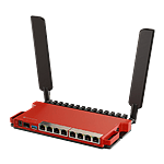 MikroTik L009UiGS2HaxDIN  Router 8xGbE Wifi 6 AX 1xSFP USB