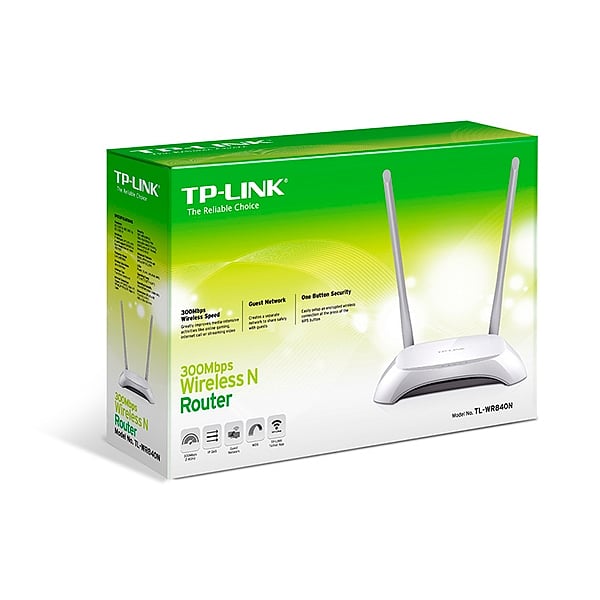 TPLink TLWR840N Router Inalámbrico N a 300Mbps  Router