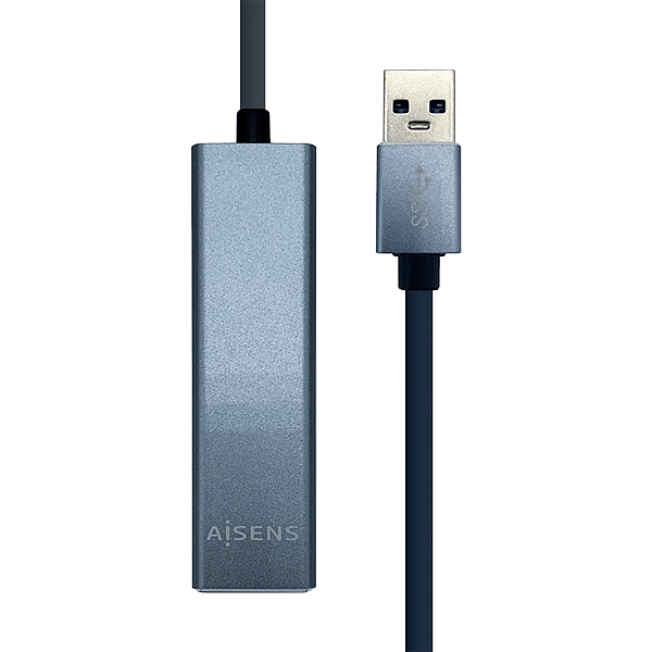 Aisens A1060401 Ethernet 3xUSB RJ45 USB 30  Adaptador HUB