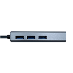 Aisens A1060401 Ethernet 3xUSB RJ45 USB 30  Adaptador HUB