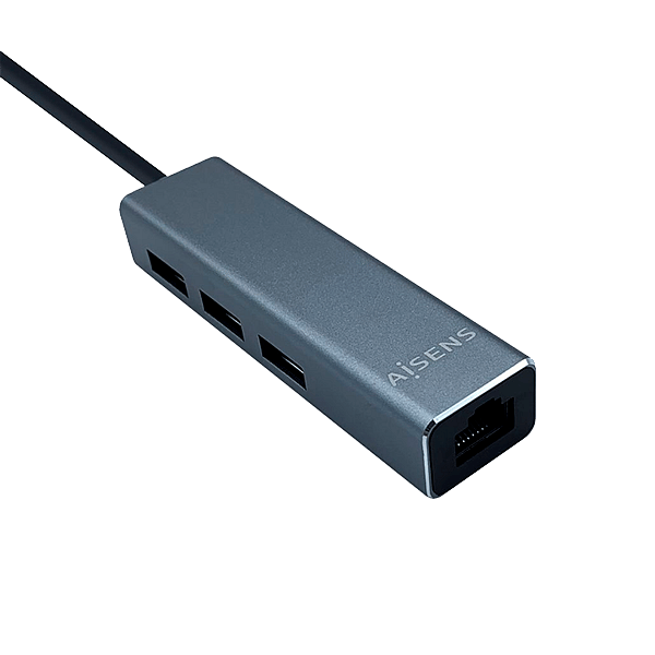 Aisens A1060401 Ethernet 3xUSB RJ45 USB 30  Adaptador HUB