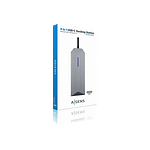 Aisens ASUC9P001GR  HDMI  3x USB  RJ45  Audio  Lector Tarjetas  USBC  MicroSD  USB Dock Aisens ASUC9P001GR  HDMI  3x USB  RJ45  Audio  Lector Tarjetas  USBC  MicroSD  USB Dock