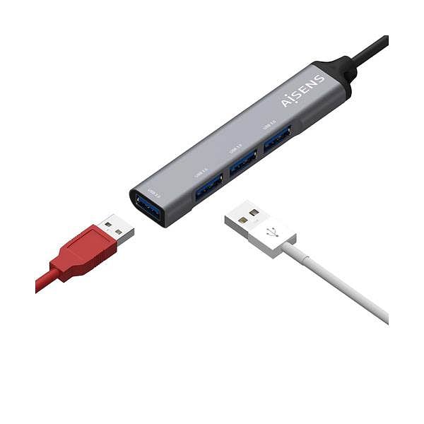 Aisens A1060540 4x USB Hub USB 30 10cm  Adaptador USB