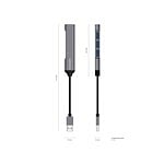 Aisens A1060540 4x USB Hub USB 30 10cm  Adaptador USB