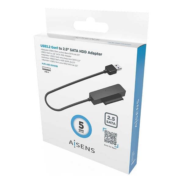 Aisens ASE25A03B USBA USB31 SATA  Adaptador USB